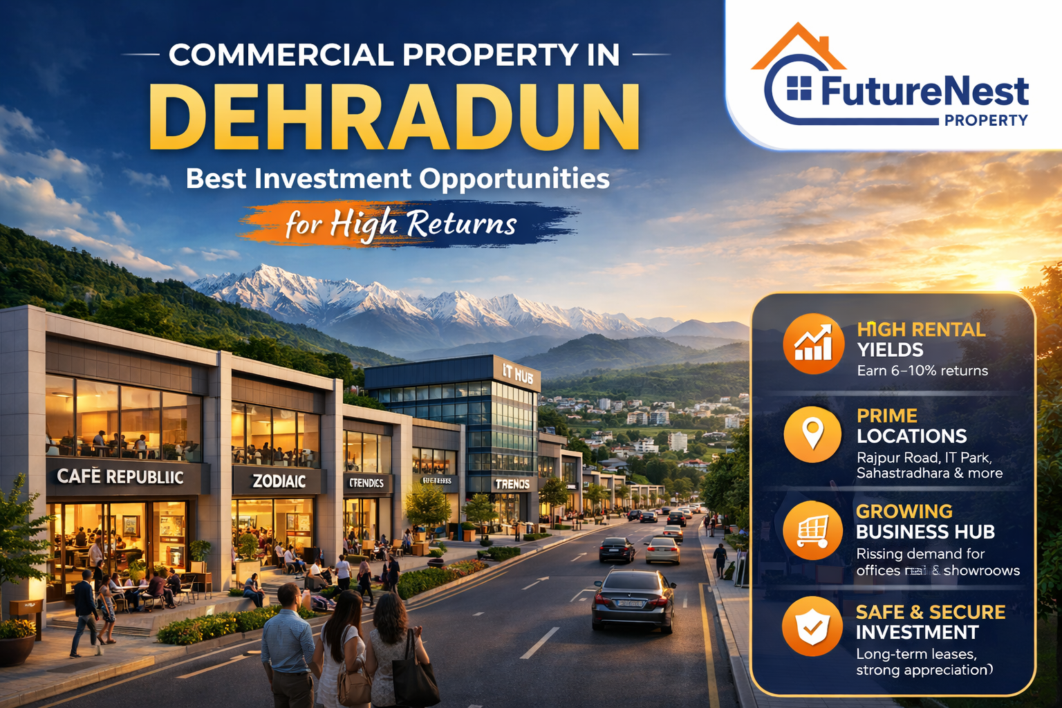 Commercial property in Dehradun for high returns