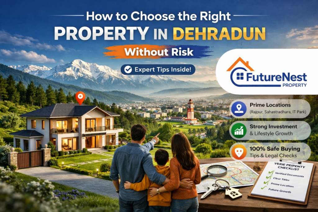 How to Choose the Right Property in Dehradun Without Risk