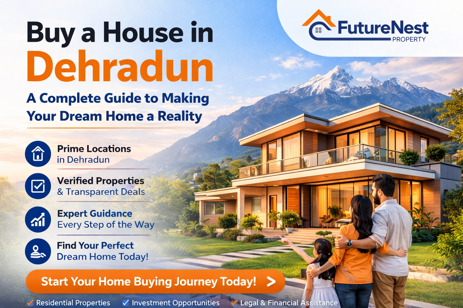 Buy your dream home in Dehradun with expert guidance, verified properties.